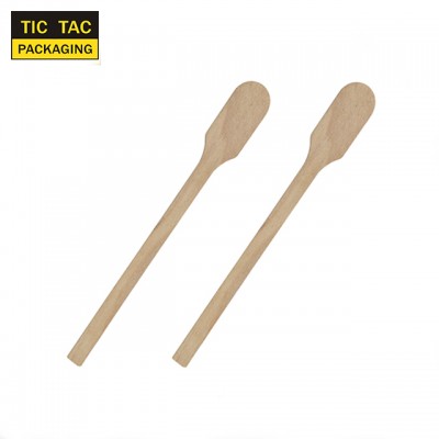 Food grade wooden flavored tea sugar coffee stirrers